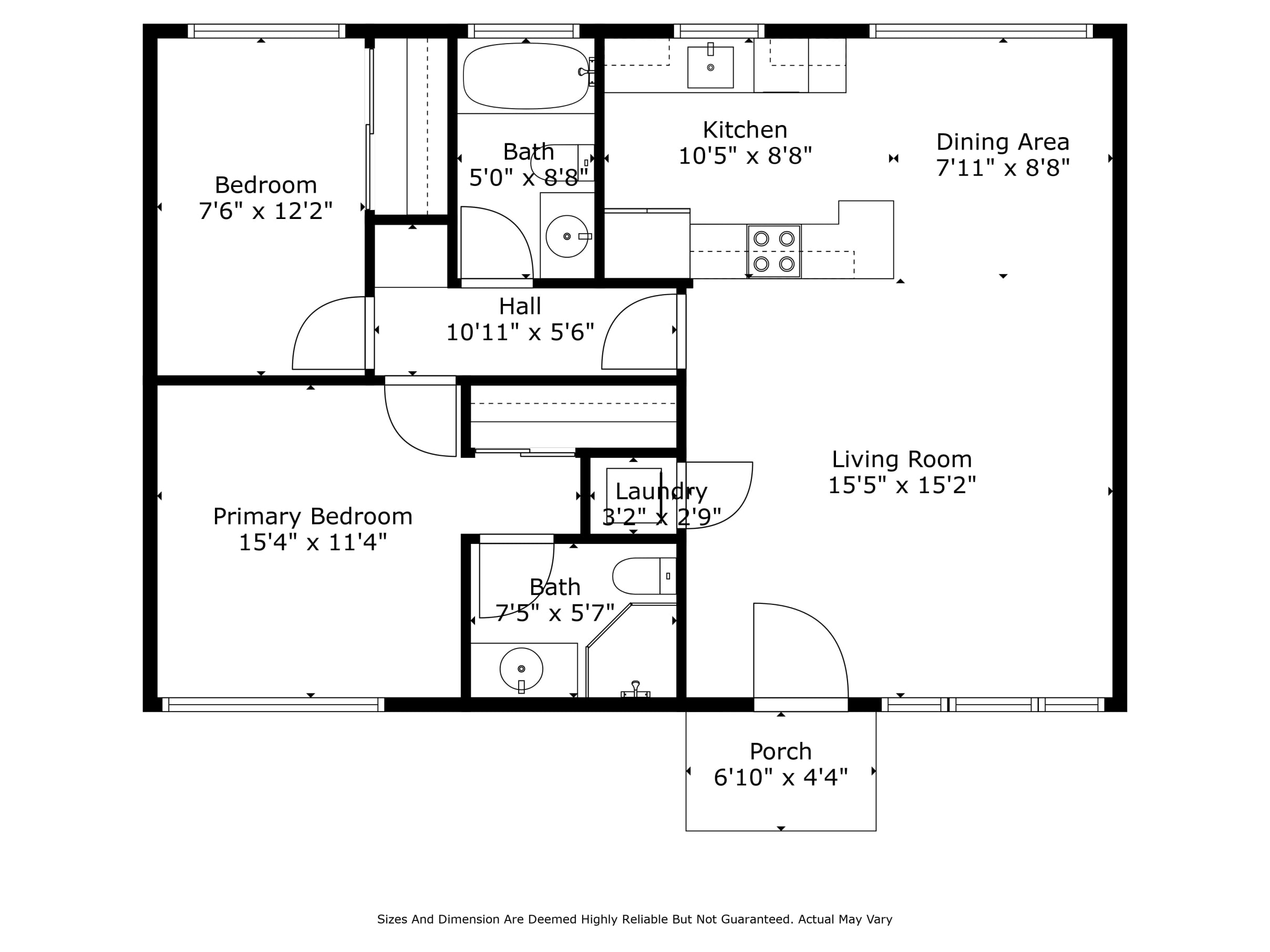 Floor Plan 1318 Amethyst St Unit E